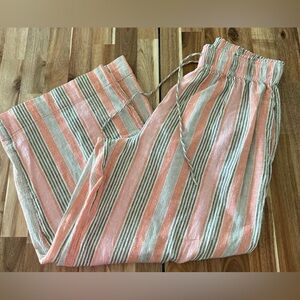 Free People Corfu striped linen pants